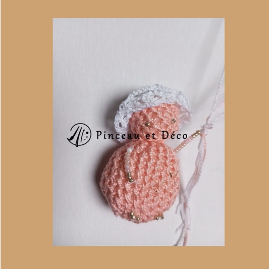 Tableau Crochet Rose & Ballons
