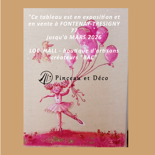 Ballons roses (EN EXPO VENTE)